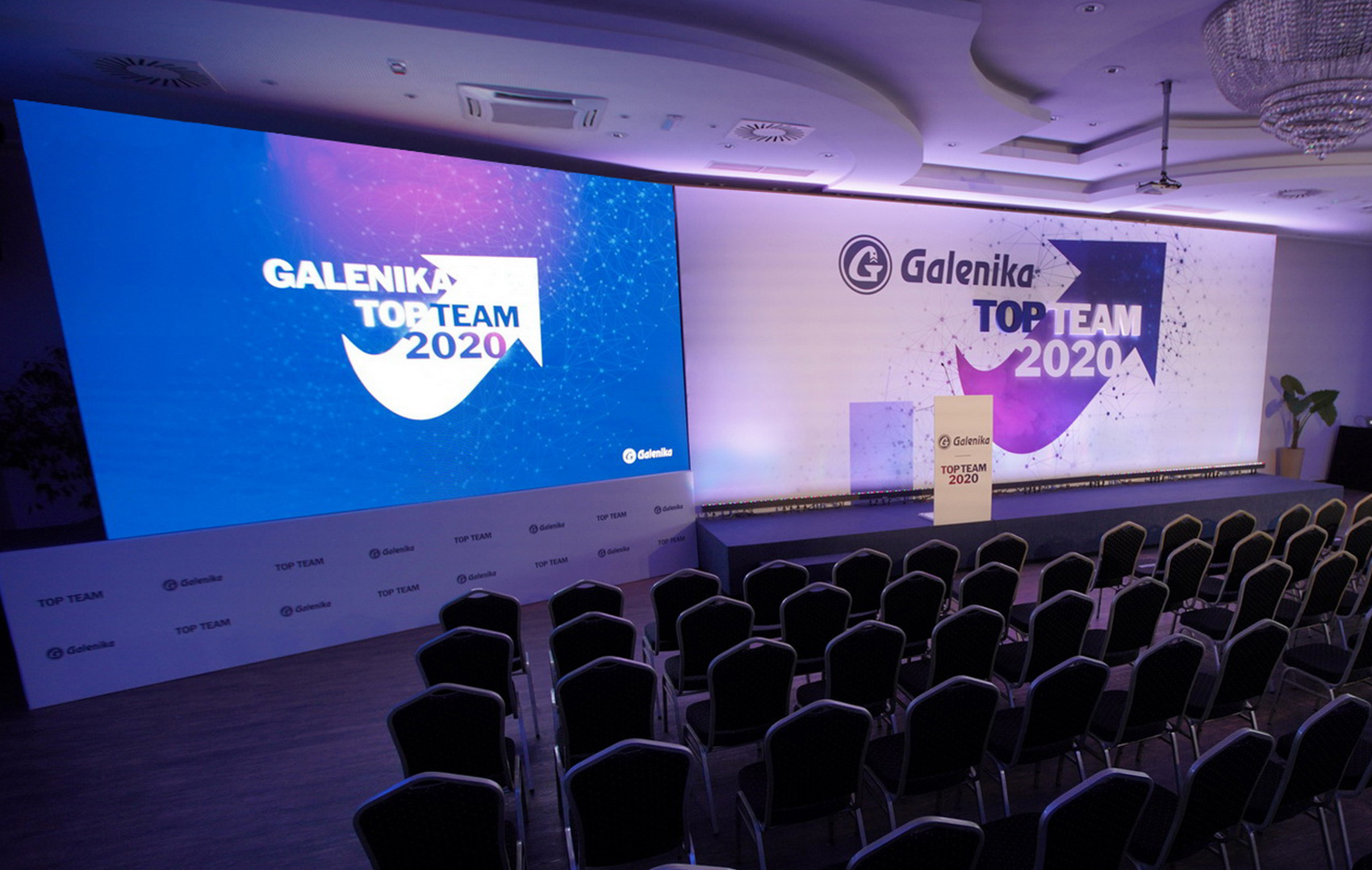 Galenika Tiop Team 2020 branding design