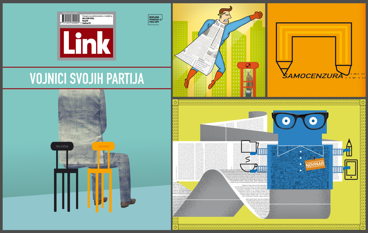 Link magazine illustrations